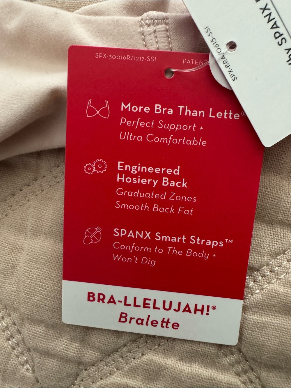 Spanx Bra-llelujah Bralette in Chrome Grey Size Small - Picture 7 of 9